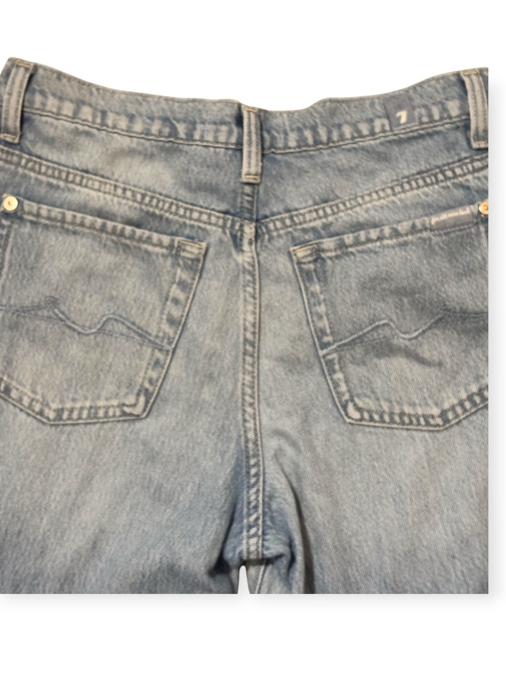 7 For All Mankind Modern Dojo High Rise Flare Jeans | Annandale | Size 26 - Picture 8 of 9